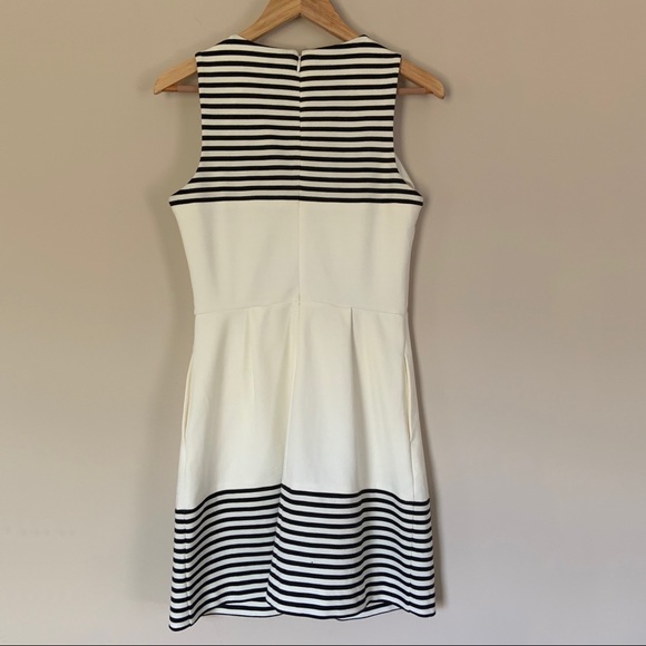 Madewell Striped Fit & Flare Dress - Picture 6 of 6